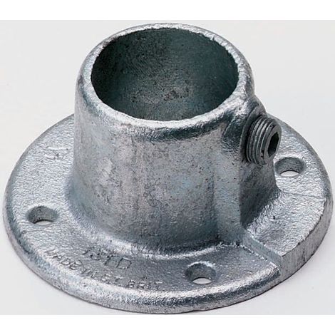 Rs Pro – Bride murale en fonte – Fixation pour WC – Tube rond diamètre 42mm – Système 131 pour chantiers humides