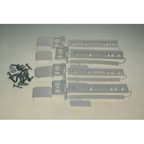 Electrolux – Set de glissière de porte pour réfrigérateur et congélateur – Compatible avec ZANUSSI, WHIRLPOOL, AEG – Installation facile – Pièce détachée - 4055136008
