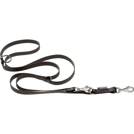Laisse de Dressage pour Chiens GA25/200 Hypoallergénique, Lavable, Poignée rembourrée, Noir