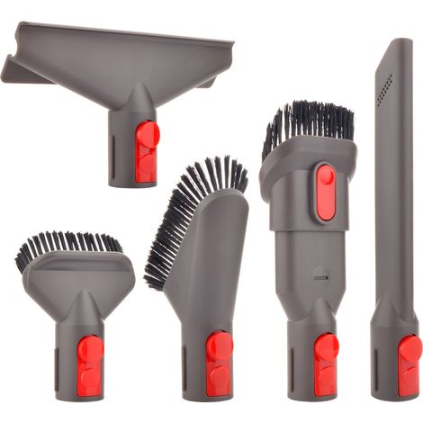 Accessoires d‘Aspirateur 5 en 1 pour Dyson V7 V8 V10 V11 V12 V15, avec Adaptateur V6 et Support Mural (1/5)