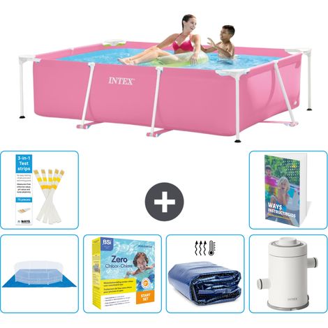 Rechteckiger Frame Pool - 220x150x60 cm - 7-teilig S71