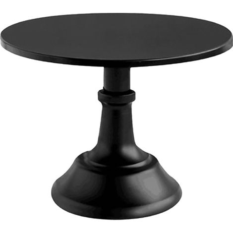 Présentoir à gâteaux rond en métal antirouille, support à gâteaux haut et présentoir à cupcakes pour anniversaires et fêtes (taille M). (1/5)