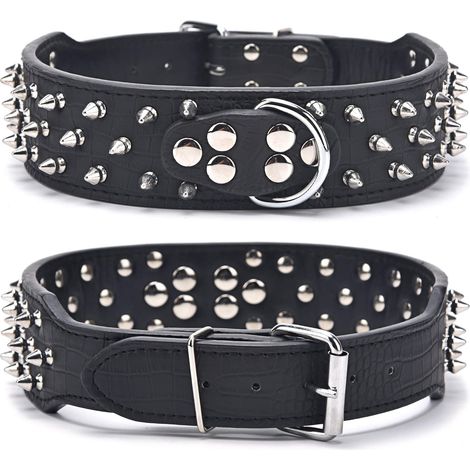 Dominierendes Hundehalsband mit Stacheln (1/4)