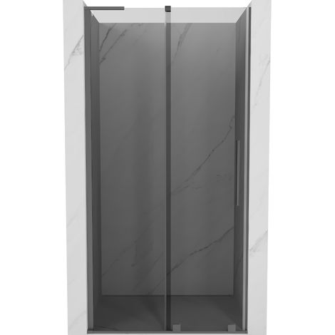 Mexen Velar L porte de douche coulissante 110 cm, graphite, métal canon - 871-110-003-41-95 (1/5)