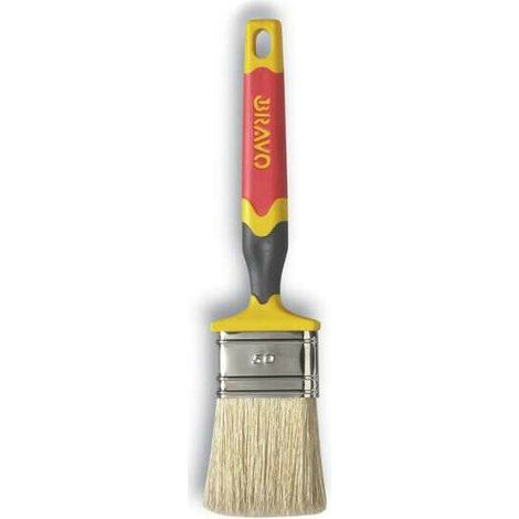 Pennello Piatto Vernici Solventi Pittura Manico Soft Touch Nespoli 18 28 38 50 - Larghezza Setola: N. 25