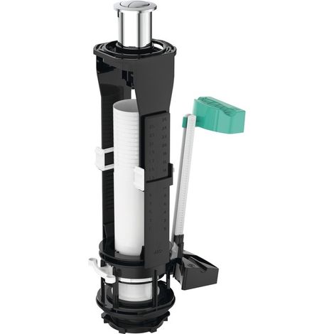 Ideal Standard – Mécanisme de chasse d'eau double débit – Mécanisme complet convertible – Pour installations sanitaires – Compatible avec tous types de réservoirs