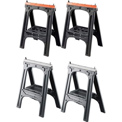 Tréteaux en plastique - capacité de 300 kg - 2 pièces Tood (1/5)