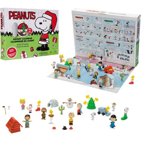 Calendrier de l'Avent Peanuts 2024, compte à rebours de Noël Peanuts (1/5)