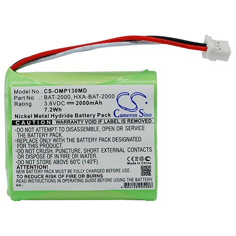 CS - Batterie médicale rechargeable OMRON HPB-1300 3.6V 2Ah (1/5)