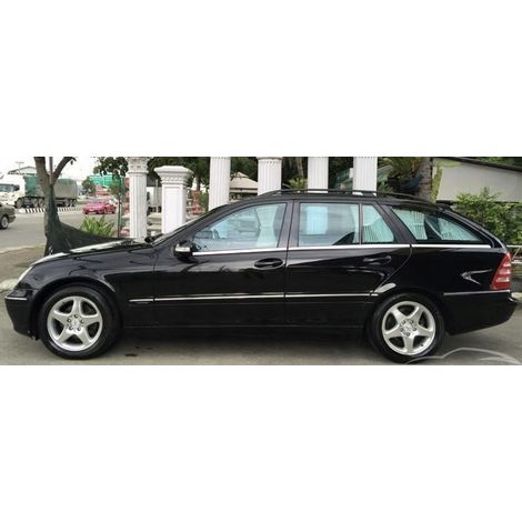 Mercedes S203 Kombi - Profili cromati dei finestrini laterali (1/2)