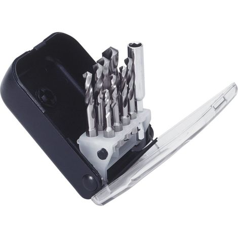 Exact Spiralbohrerbit-Set ClipSet G Spibo-Bits HSS 2,5-10,2 mm Sechskant Metallbohrer (1/2)