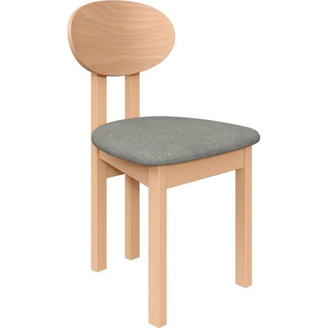 Chaise Victorville 383, Chêne Artisan, 85x47x48cm, Tissu, En bois, Bois (1/5)