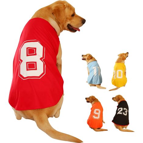 Number8 Summer Basic Vest puppy respirant t t - shirt PET gilet sans manches vêtements (4xl, rouge) (1/5)
