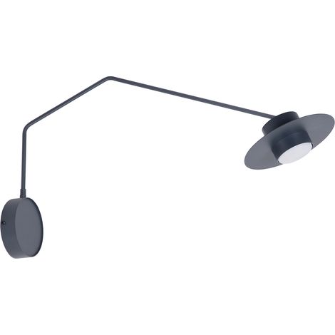 Applique lettura grafite braccio snodato GX53 12W Charlie (1/2)