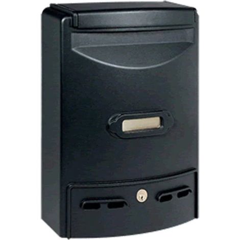 Cassetta Postale In Alluminio Portariviste Per Esterni "Europa" Grigia - cm.28,5x10x38h. colore grigio (1/4)