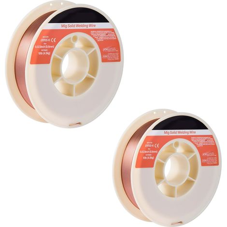 Fil de soudage MIG ER70S-6 0,6 mm 4,5 kg acier doux faible projection soudage sous gaz toutes positions (1/5)