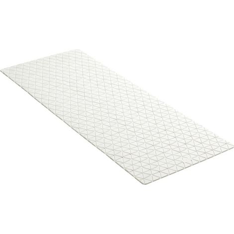 ALFOMBRA BAÑO 96X36CM BLANCO