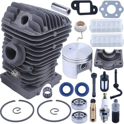 Kit Cylindre Piston Carter Moteur Pour Stihl MS230 MS250 023 025 Pour Tronçonneuse, Kit Cylindre Piston, Carter Moteur, Roulement à Billes, Joint d'Huile, Tête de Filtre à Air, Tuyau de Carburant, Tuy (1/5)