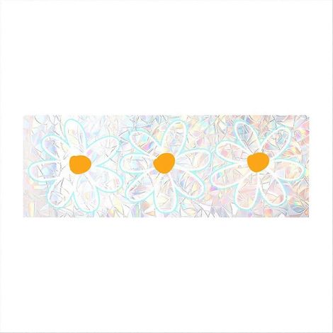 Sticker mural en PVC électrostatique pour vitre - Marguerite (1/5)
