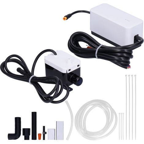 Jeffergarden Pompe à condensat Mini Split Climatisation automatique Vidange Dispositif silencieux S1 AC110‑240V-DOU