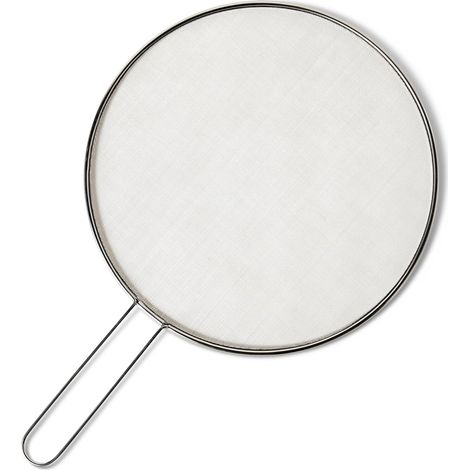 Écran anti‑éclaboussures d’huile pour cuisine, pare‑graisse pour cuisson et friture, argenté, 33 cm (1/5)