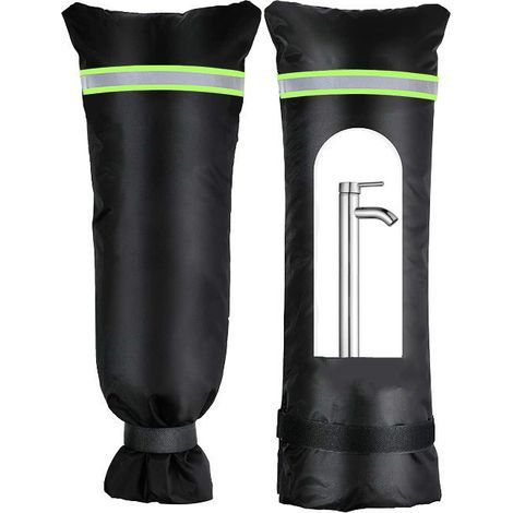 2er-Pack Wasserhahn-Abdeckungen für den Außenbereich zum Schutz vor Frost im Winter, 28 x 15 Zoll, wiederverwendbare Wasserhahn-Abdeckungen für die Terrasse