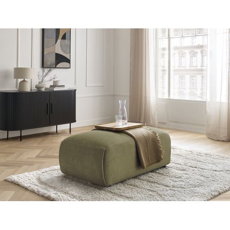 BOBOCHIC - Pouf petit JANA tissu velours Vert