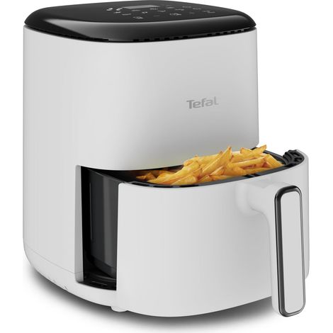 Tefal EY145A Easy Fry Compact, friggitrice ad aria calda, capacità 3 l, 10 programmi di cottura automatici, display touch, risparmio di tempo e risparmio energetico, rivestimento antiaderente, Nube (1/4)
