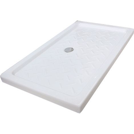 ONDEE ZEN - Receveur de douche  de douche CERA 2 - 100 x 80 cm - Céramique blanche (1/3)