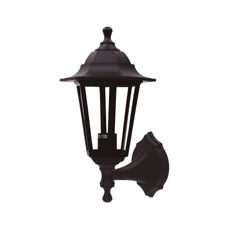 Farol de jardín brazo reversible Serie Bagan E27 IP44 Negro (1/6)