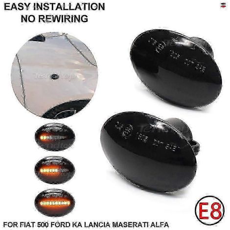 Intermitente LED ámbar para Fiat 500, 500C, 500L y Abarth 595 Edition 0620 (1/4)