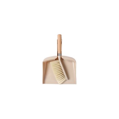 Ensemble de mini-balai avec manche en bois et pelle à poussière gravée pour le nettoyage du sol, du canapé, de la table