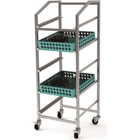 Trolley pour paniers de lavage 500x500mm - Combisteel (1/4)