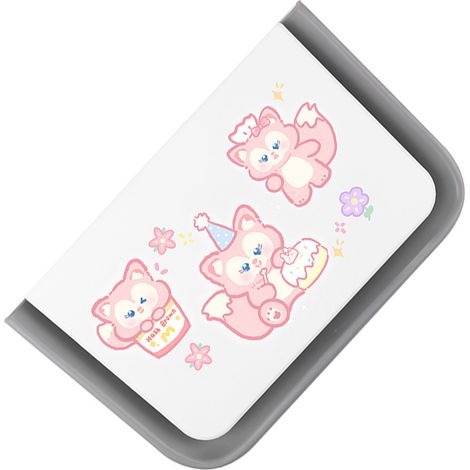 Organisateur de dossier de siège auto portable et pliable, motif dessin animé, boîte de rangement décorative pour siège auto type 3 (1/5)