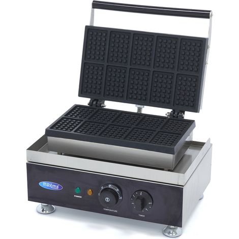 Gaufrier - 10 gaufres - Mini belges - Maxima