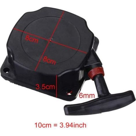 1 Lanceur universel,ABS,distance 67 mm,fixation simple,pour débroussailleuse et tondeuse (1/4)