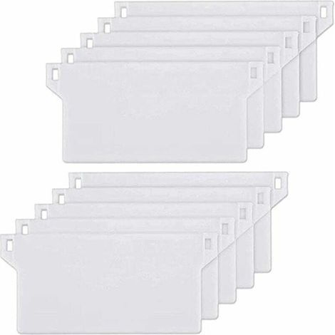 10pcs Plaque De Lestage Store Poids Lest Stores Verticaux Plaque Lestage Store Lamelle Verticale 127mm Pice Rechange Blanche (1/5)