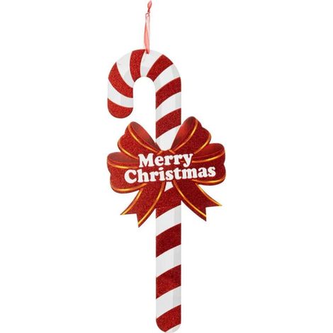 Paris Prix - Sujet De Noël sucre D'orge Xl 56cm Rouge