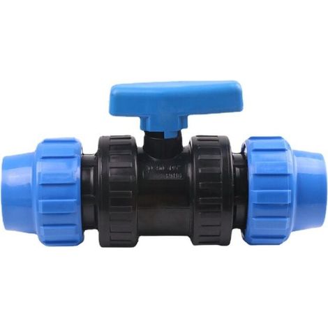 Filiyano-Vanne à bille pour raccords de tuyaux d'eau de 32 mm - Vanne à compression PN10 de 32 mm - Vanne à bille compatible avec les tuyaux en (1/4)