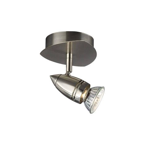 PHILIPS MYLIVING SPOT COMET CROMATO SATINATO DA PARETE E SOFFITTO 1XGU10 LED - MAX50W