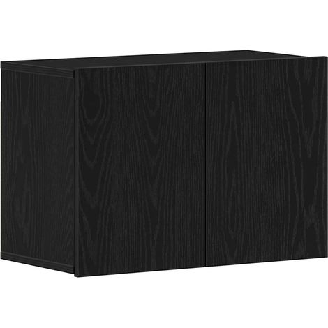 Maison Exclusive - Meuble TV Chêne noir 60x30x41 cm Bois d'ingénierie