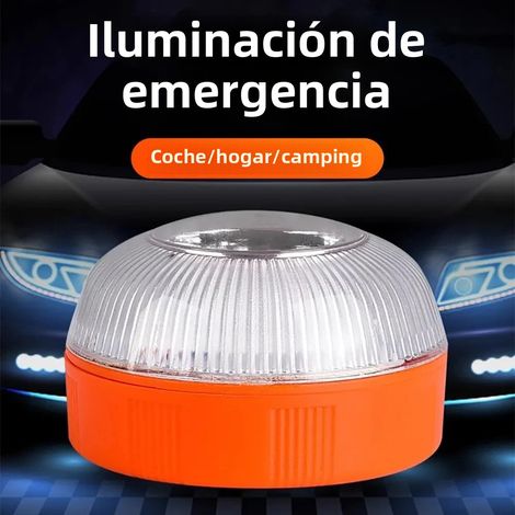 Feux de détresse LED étanches et rechargeables par USB pour voiture, accessoires de sécurité routière, lumière stroboscopique (1/5)