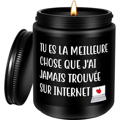 Cadeaux pour hommes,Le mari,Petit ami,Amour Cadeau Saint Valentin Noel Anniversaire Homme,Valentin Cadeaux Amoureux pour Copain,Mari,Couple,Bougies parfumées (1/5)