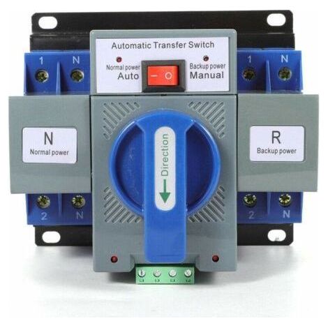 Double power automatic circuit breaker 2P 63A 220V (1/5)