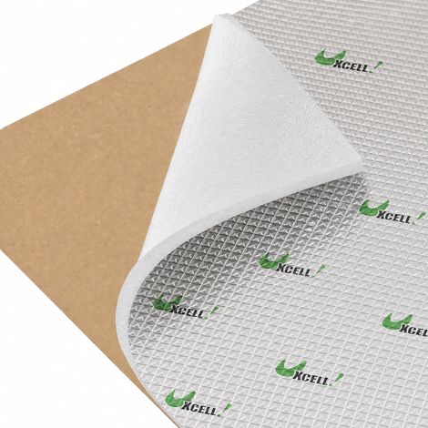 6mm 1㎡ 100x100cm Tapis Isolation Thermique Voiture Aluminium (1/5)