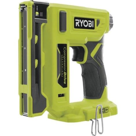 RYOBI - Agrafeuse 18V ONE+ - agrafes dos 9,4 mm, longueur 6,35 mm a 14,3 mm - chargeur 90 agrafes + Agrafes et crochet - R18ST50 (1/4)