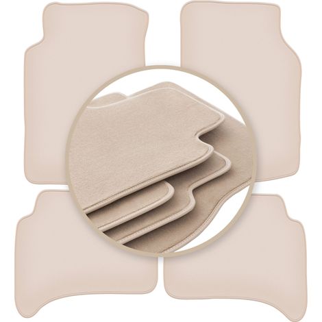 Tapis de sol beiges PREMIUM pour : Kia Sportage I SUV 1995-2004 (1/5)