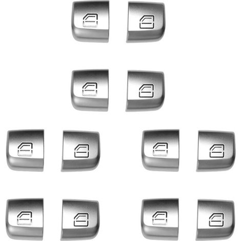 Set di 12 pulsanti di regolazione per porte e finestrini per Mercedes-Benz Classe C W205 e Mercedes-Benz GLC W253
