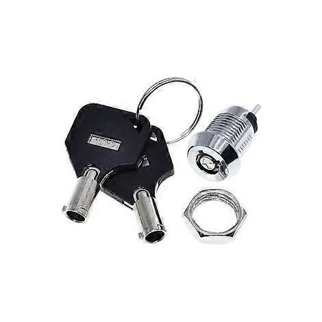 Cadenas tubulaire haute sécurité pour brise-verrouillage à clé, 12 mm, en acier inoxydable, avec 2 clés