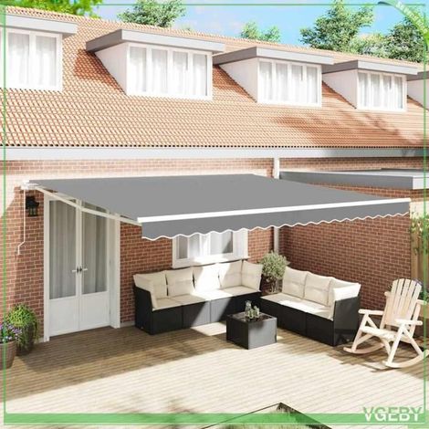 Auvent - 313196 - 4,5 x 3,5 m - Métal - Manuel rétractable (1/5)